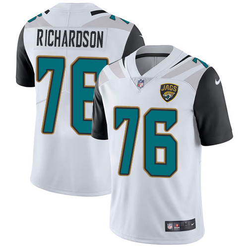 Nike Jacksonville Jaguars #76 Will Richardson White Men Stitched NFL Vapor Untouchable Limited Jersey->jacksonville jaguars->NFL Jersey